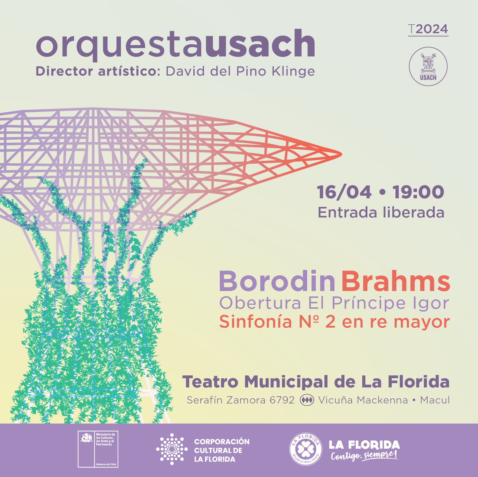 Orquesta Usach en La Florida: Borodin – Brahms