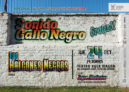 Sonido Gallo Negro + Halcones Negros en Festival Cultura Migrante