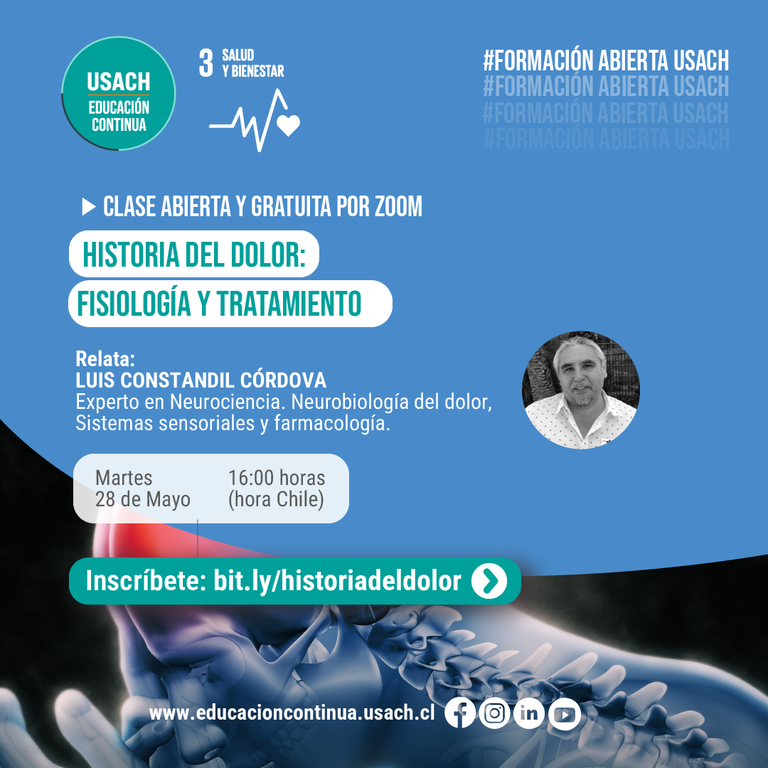 Clase abierta y gratuita | Historia del dolor: fisiología y tratamiento