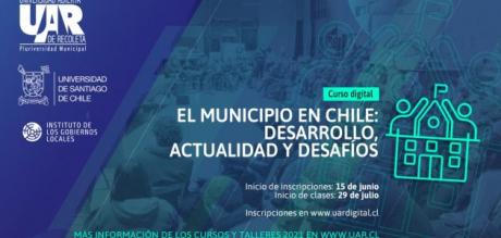 UAR y Usach presentan curso "El municipio en Chile"