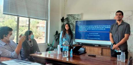 Titulados del plantel analizan comportamiento geoespacial de temperaturas superficiales e islas de calor en Valparaíso