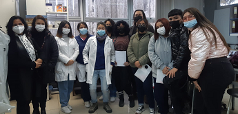 Lictex Usach recibe a estudiantes de 4° medio especializados/as en Vestuario y Confección Textil