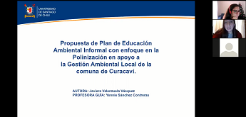 Estudiante de Ing. de Ejecución en Ambiente Usach entregó destacado proyecto de tesis a autoridades comunales de Curacaví