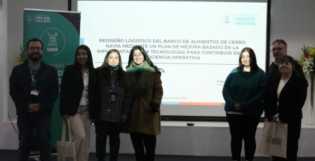 Tesis en el territorio: Estudiantes de Ingeniería Civil Industrial fortalecen la gestión del Banco de Alimentos de Cerro Navia