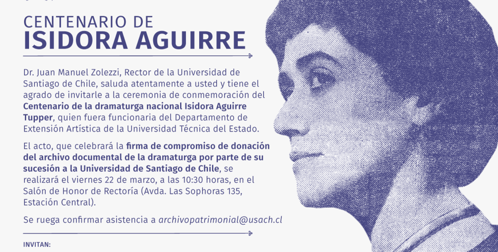 El Centenario de Isidora Aguirre en la USACH