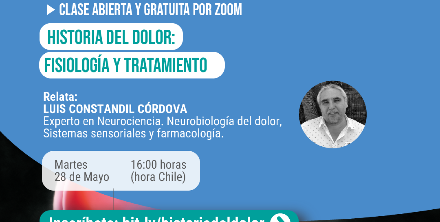 Clase abierta y gratuita | Historia del dolor: fisiología y tratamiento