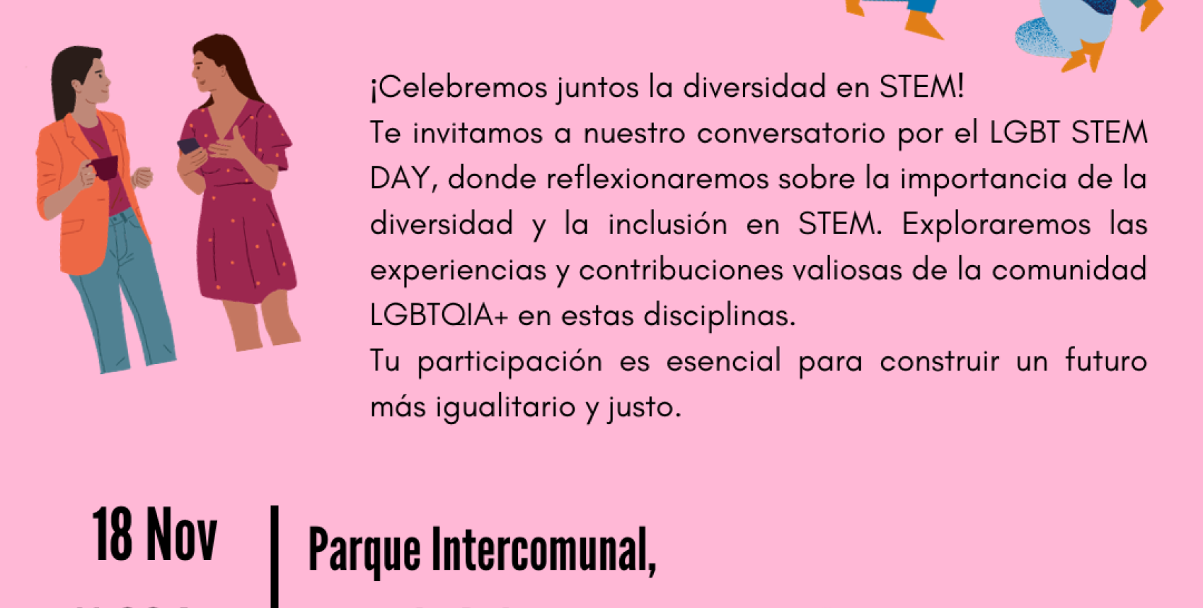 Conversatorio LGBTQIA+ STEM Day