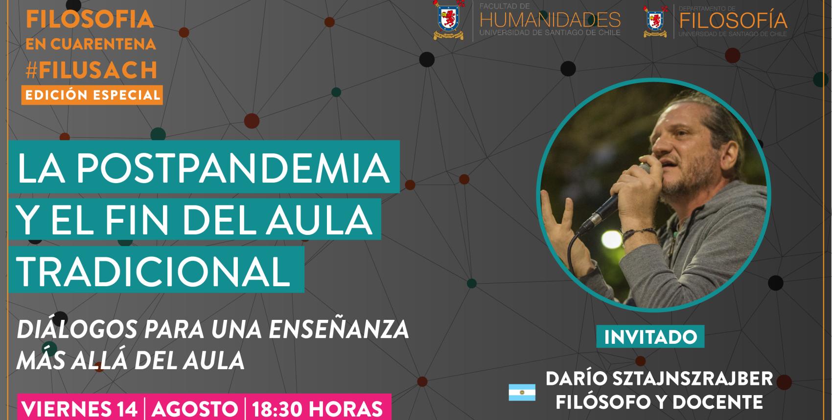 Charla virtual: La postpandemia y el fin del aula tradicional