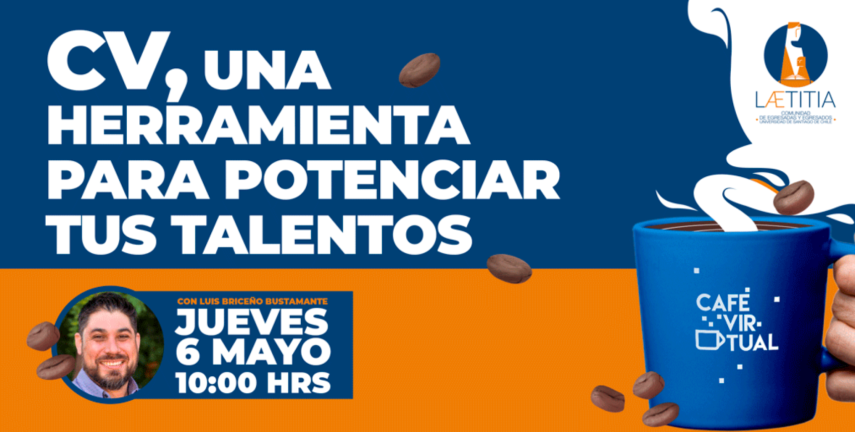 Tercera edición del ciclo Café Virtual Usach