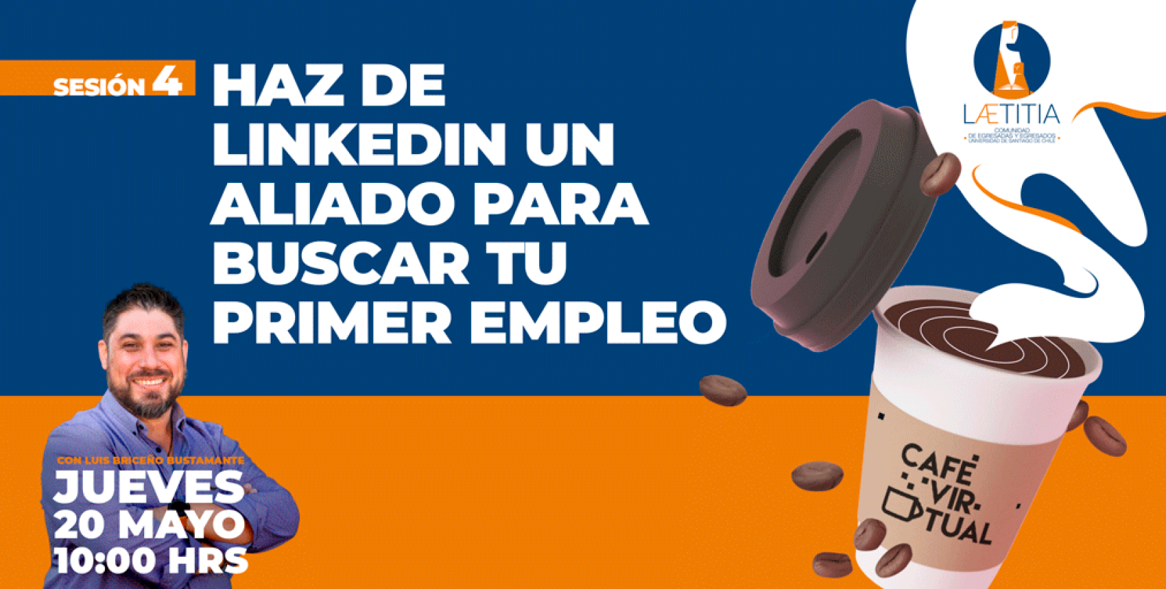 Cuarta edición del Café Virtual Usach 