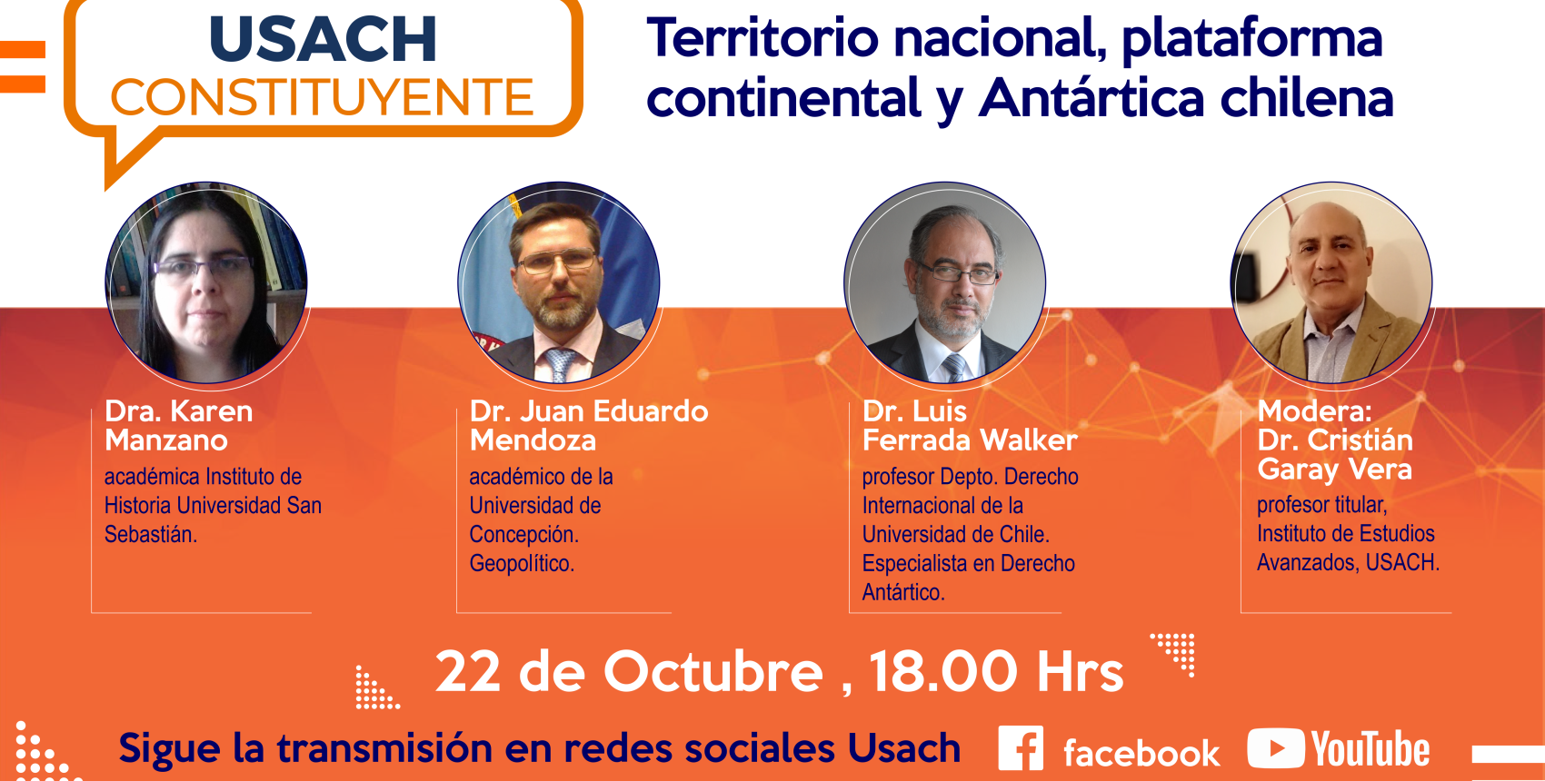 Usach Constituyente - Territorio nacional, plataforma continental y Antártica chilena