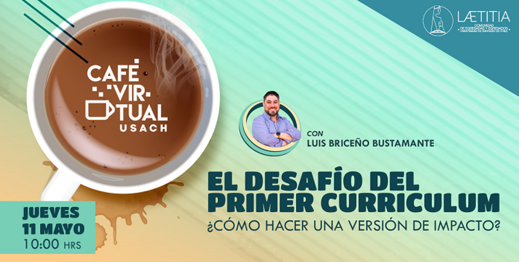 #CaféVirtualUSACH: El desafío del primer Currículum