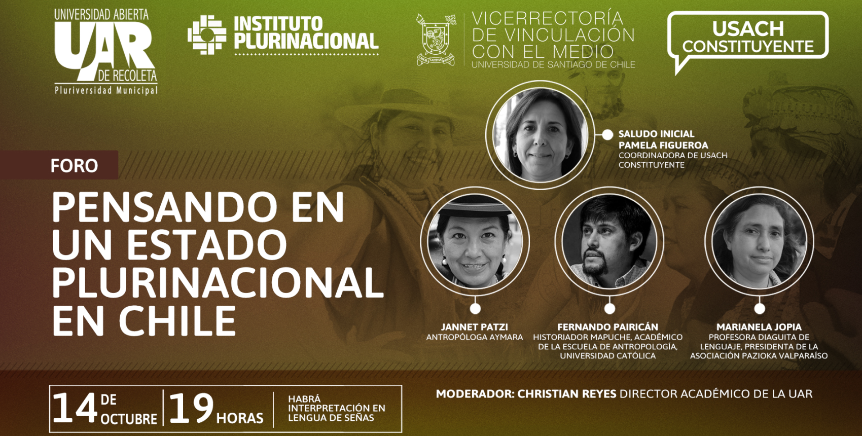 Foro Pensando en un Estado Plurinacional en Chile