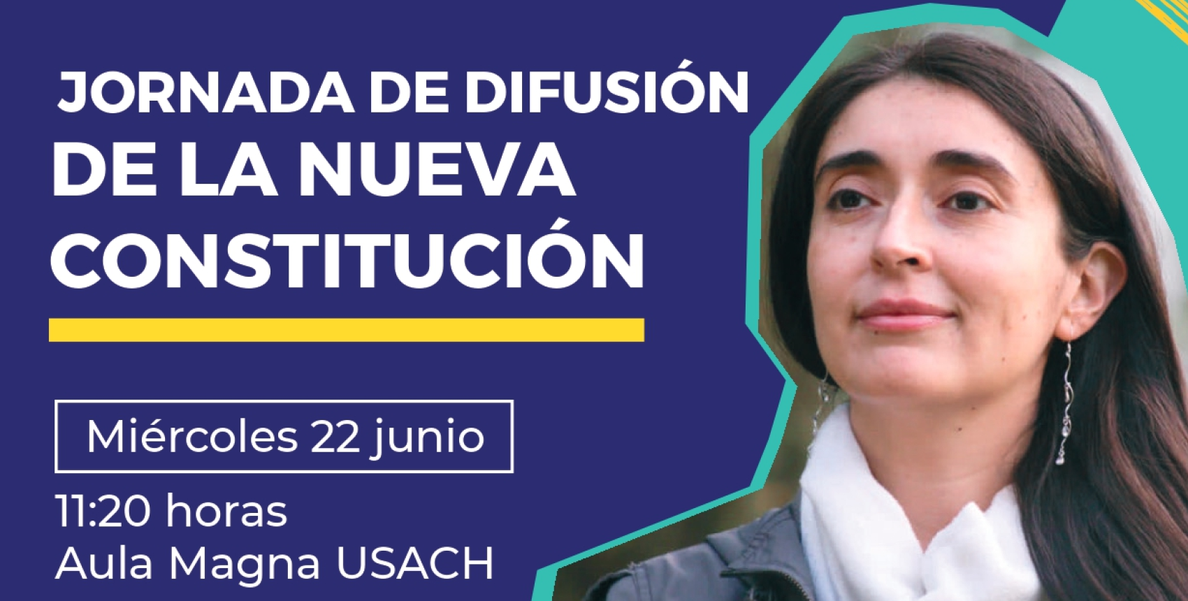Jornada de difusión de la Nueva Constitución, junto a María Elisa Quinteros