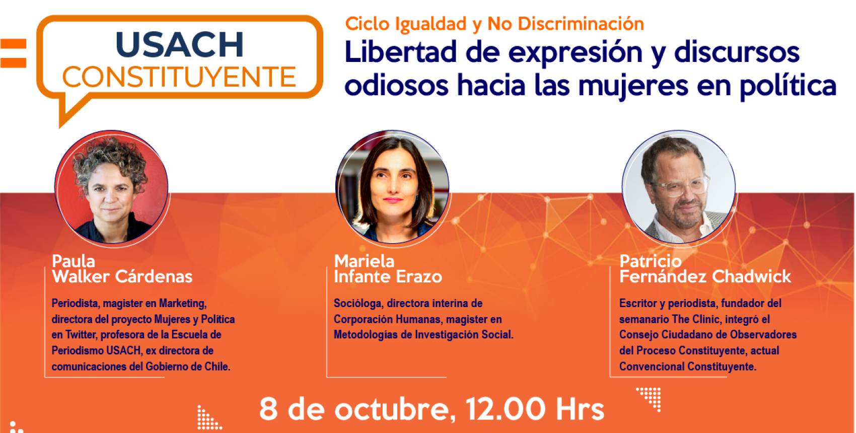 Usach Constituyente: Libertad de expresión y discursos odiosos hacia las mujeres en política