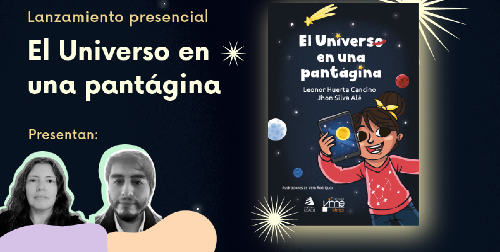 Lanzamiento del libro "El universo en una pantágina"