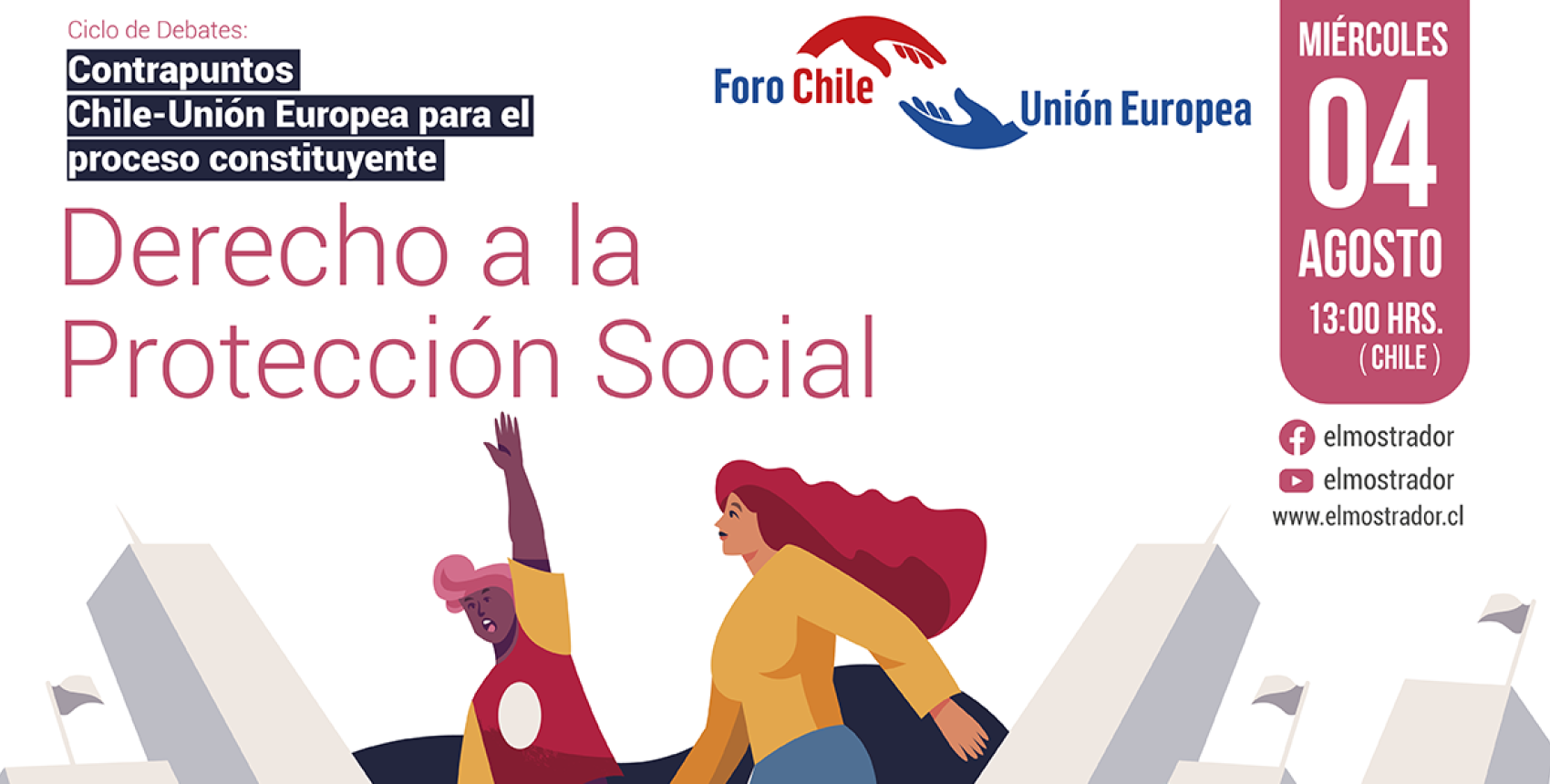 Contrapuntos Chile-UE para el proceso constituyente: “Derecho a la Protección Social”