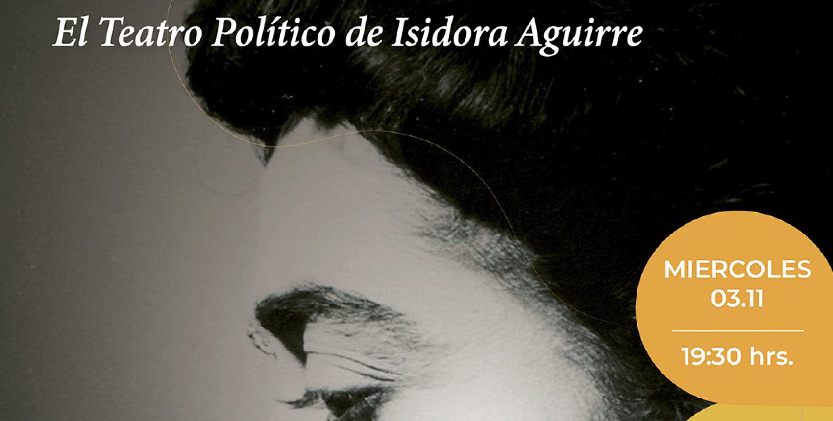 Conversatorio “El Teatro político de Isidora Aguirre"