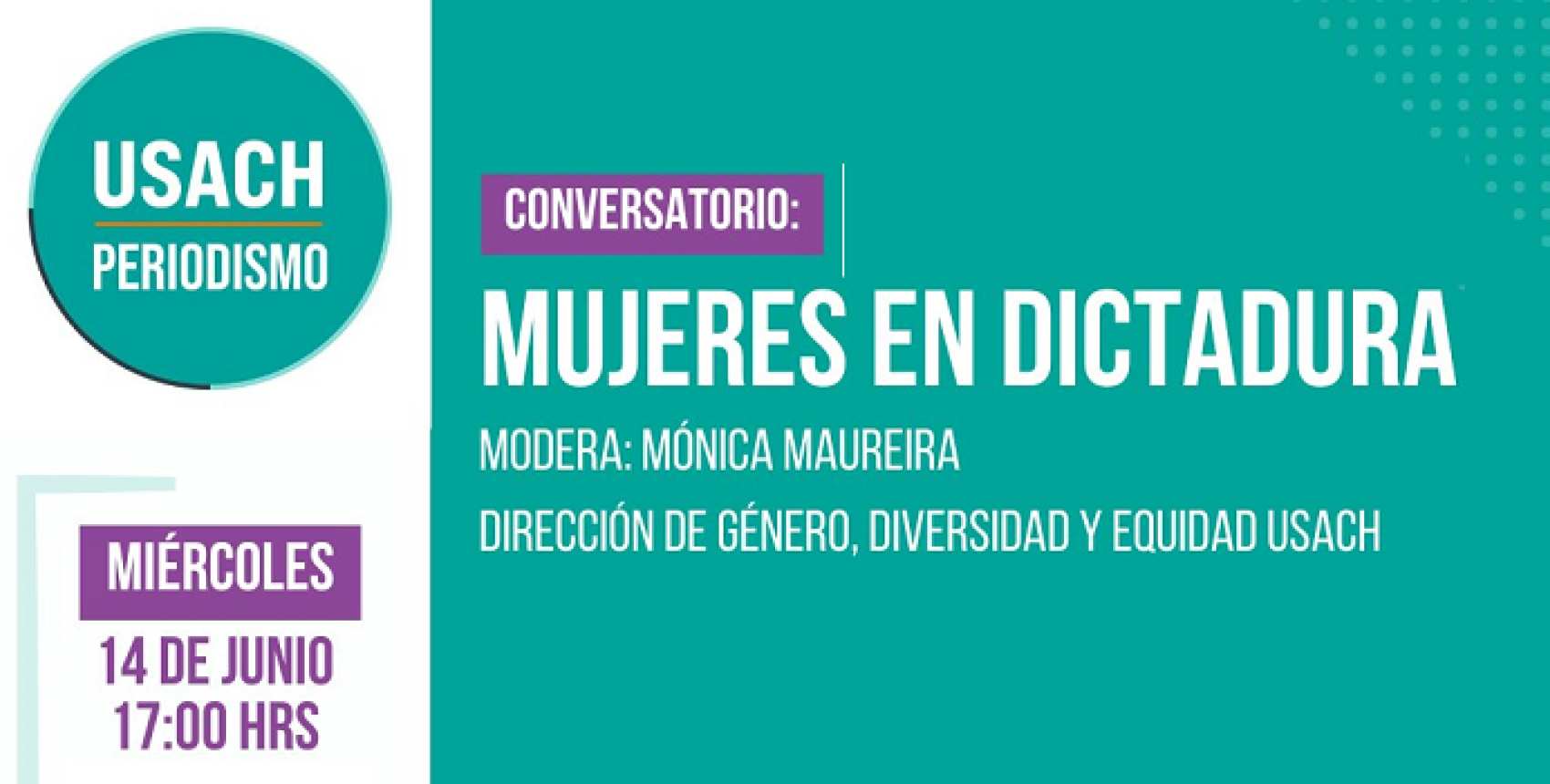 Conversatorio "Mujeres en Dictadura"