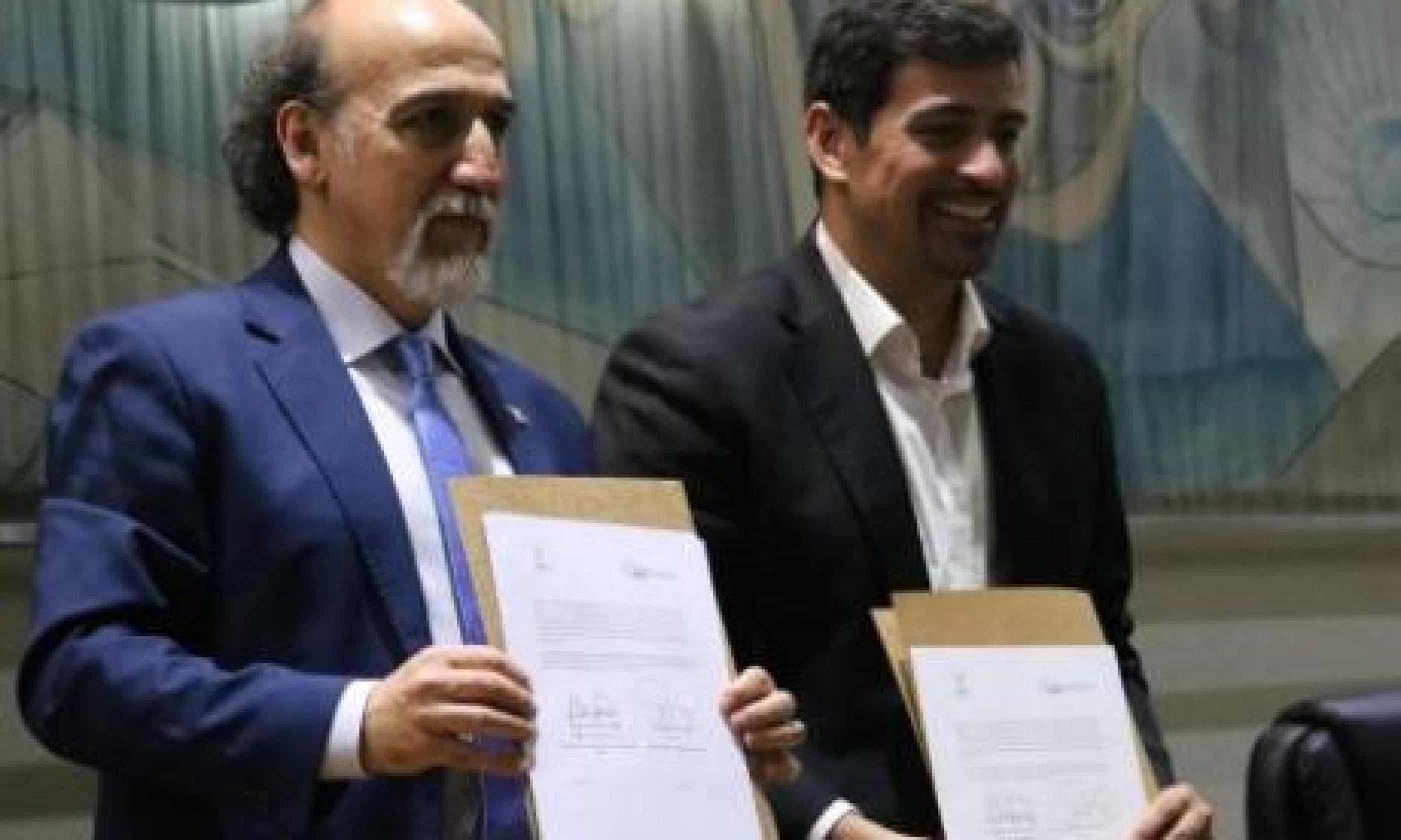 USACH y Cerro Navia firman convenio con el Banco de Alimentos de la comuna 