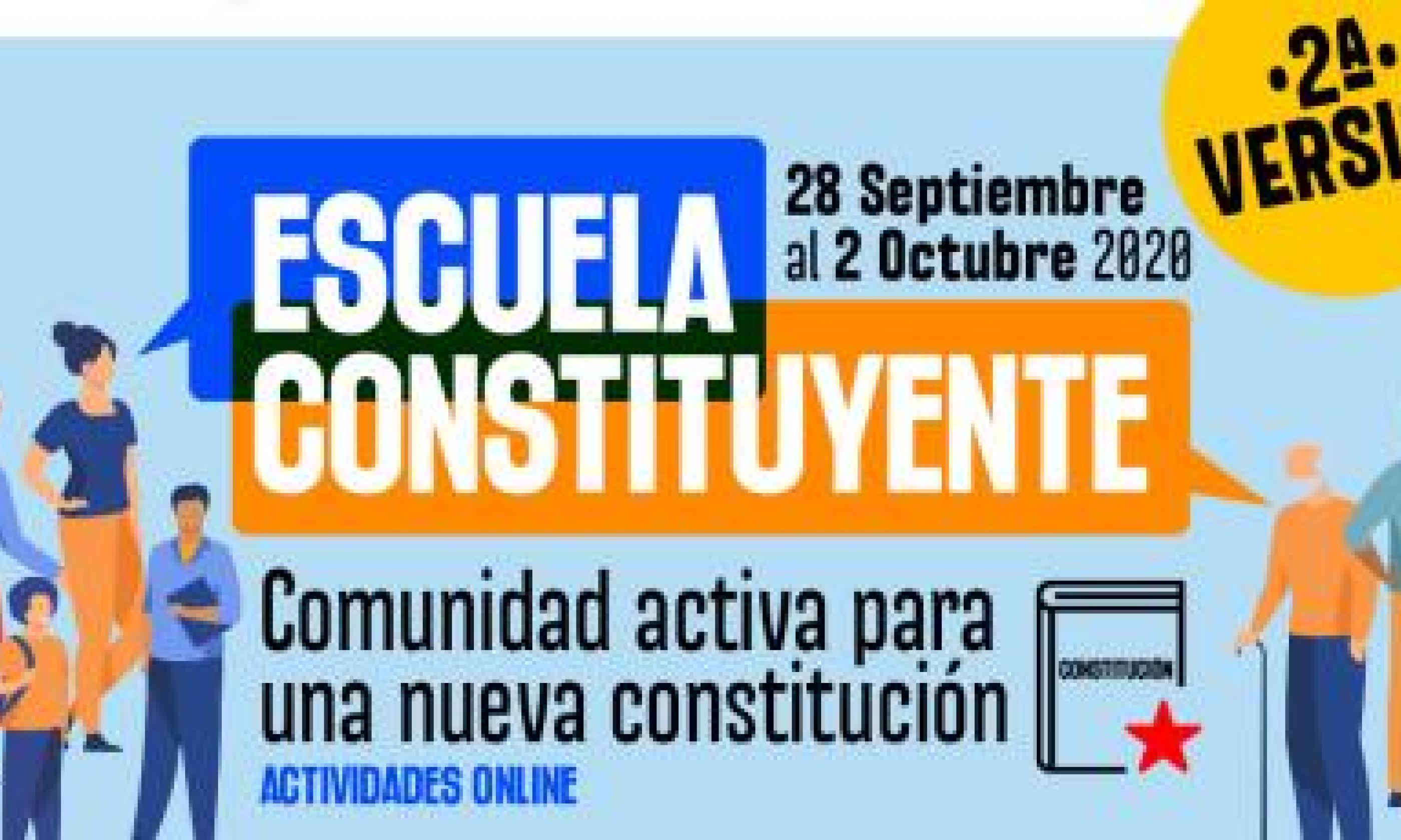 Inscripciones abiertas para segunda versión de la Escuela Constituyente