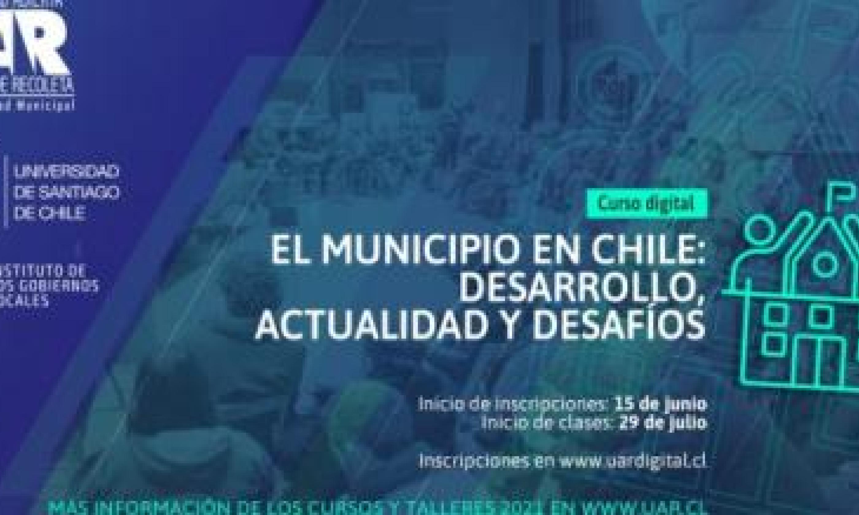 UAR y Usach presentan curso "El municipio en Chile"