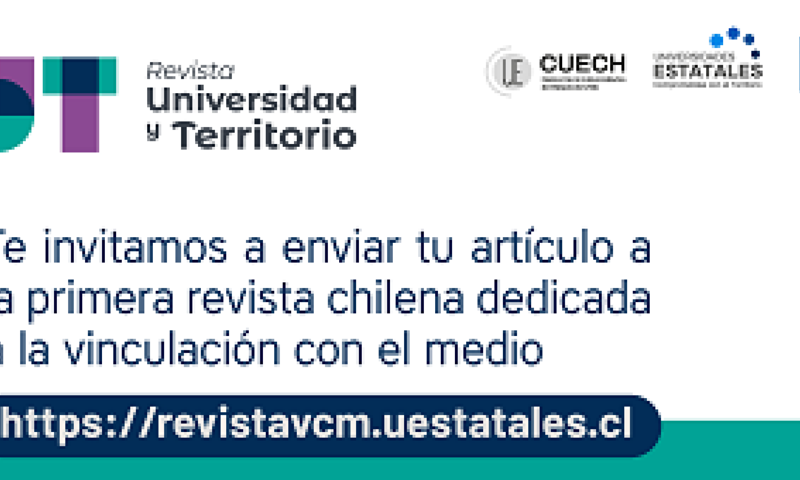 Envía tu artículo a la Revista Universidad y Territorio del CUECH