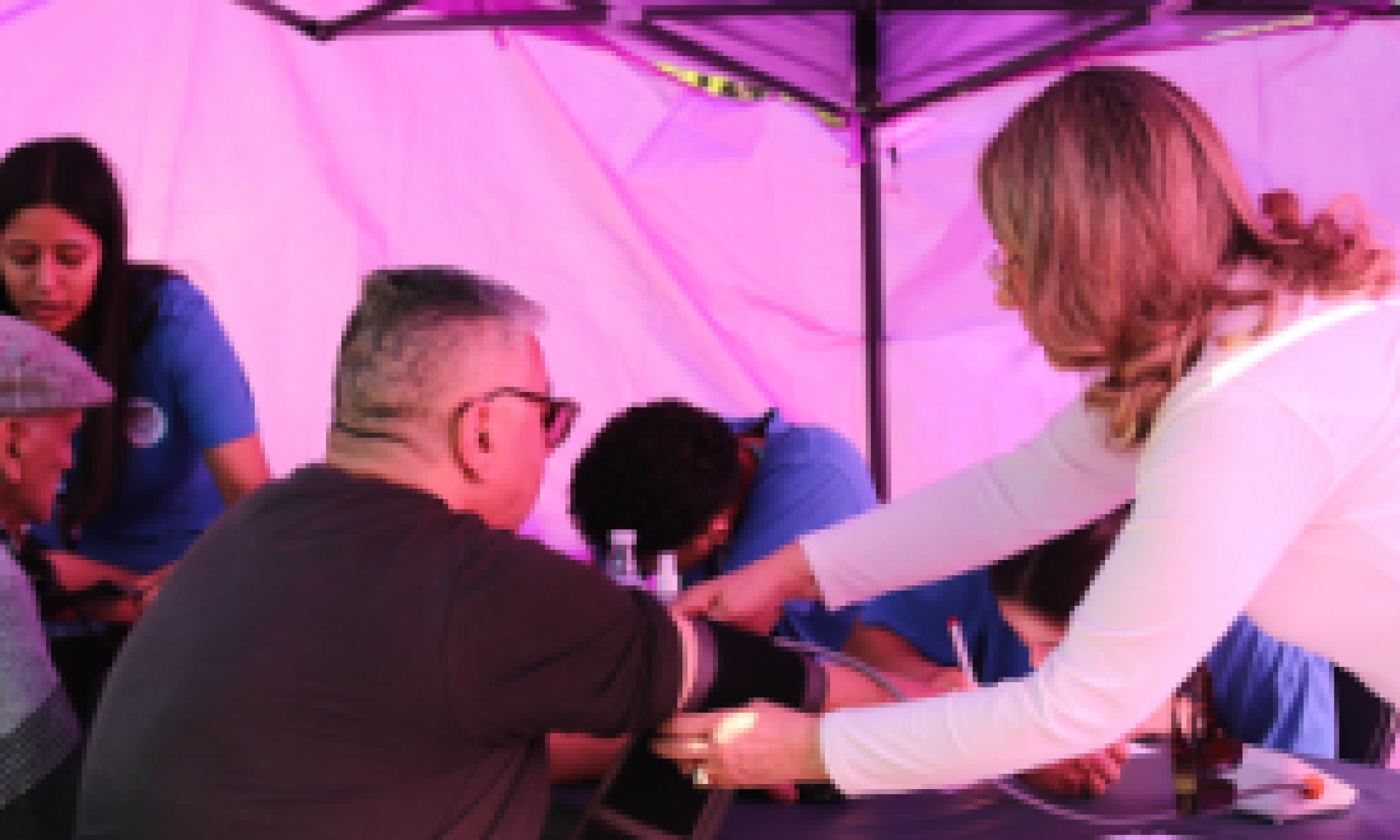 Personas en el operativo