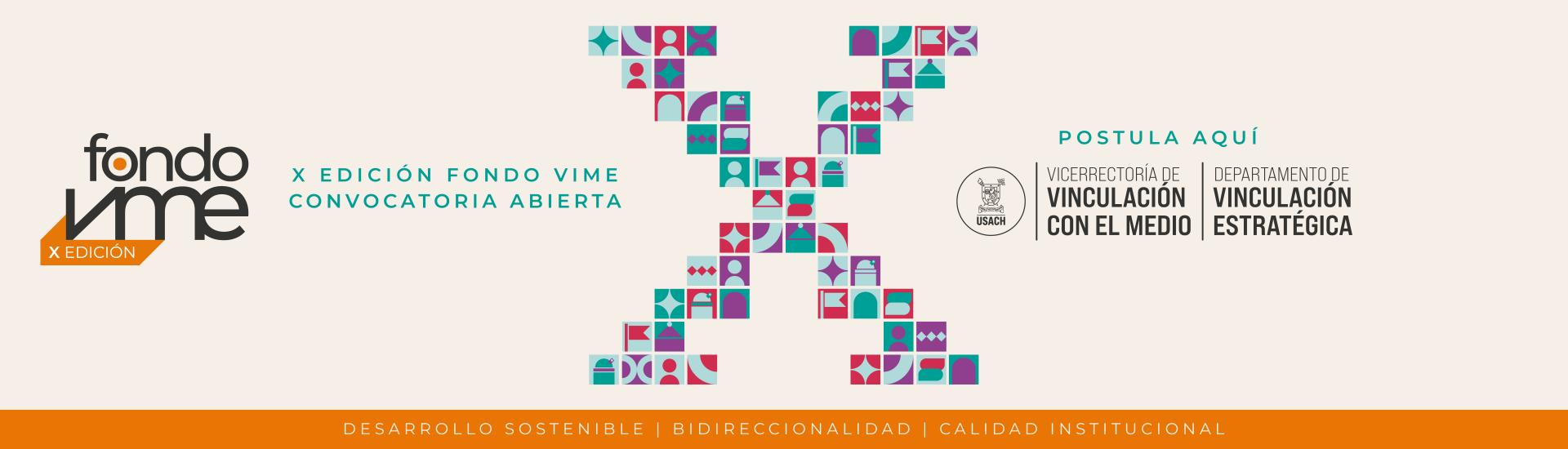 Afiche de difusión de Fondo VIME 2027, para docentes y académicos de la Usach.