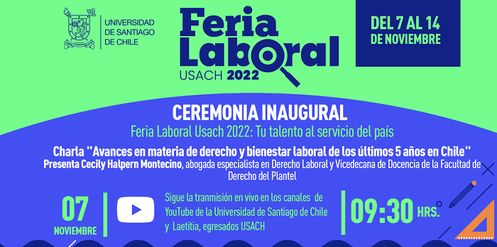 Ceremonia Inaugural de la Feria Laboral USACH 2022