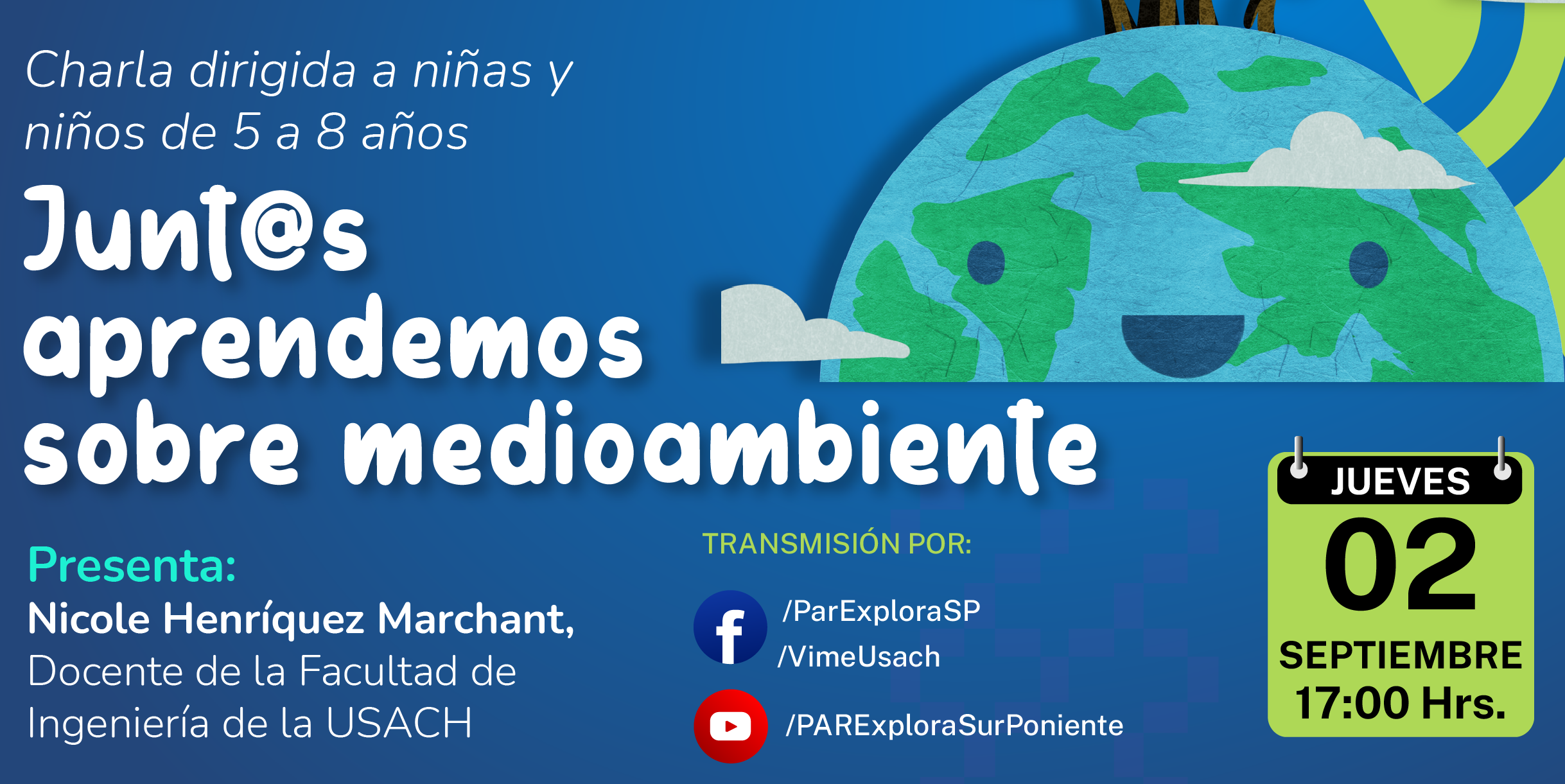 Charla Junt@s aprendemos sobre medioambiente