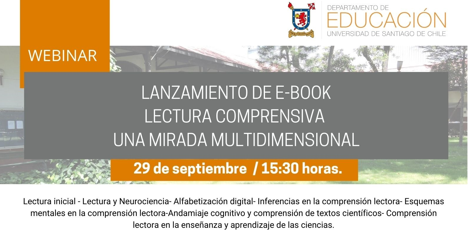 Lanzamiento de E-Book: Lectura Comprensiva, Una mirada multidimensional